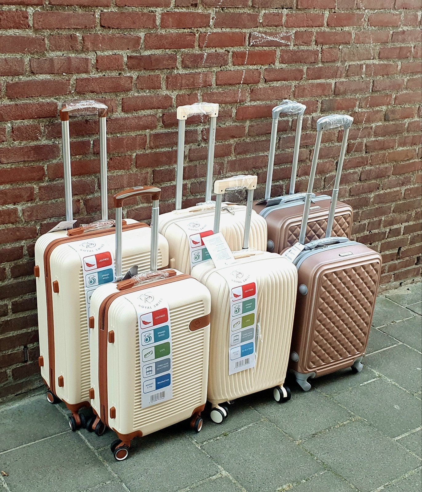 Diverse koffers voor € 20 per stuk OP=OP NIEUW, Overige materialen, Koffer, 70 cm of meer, Koffer