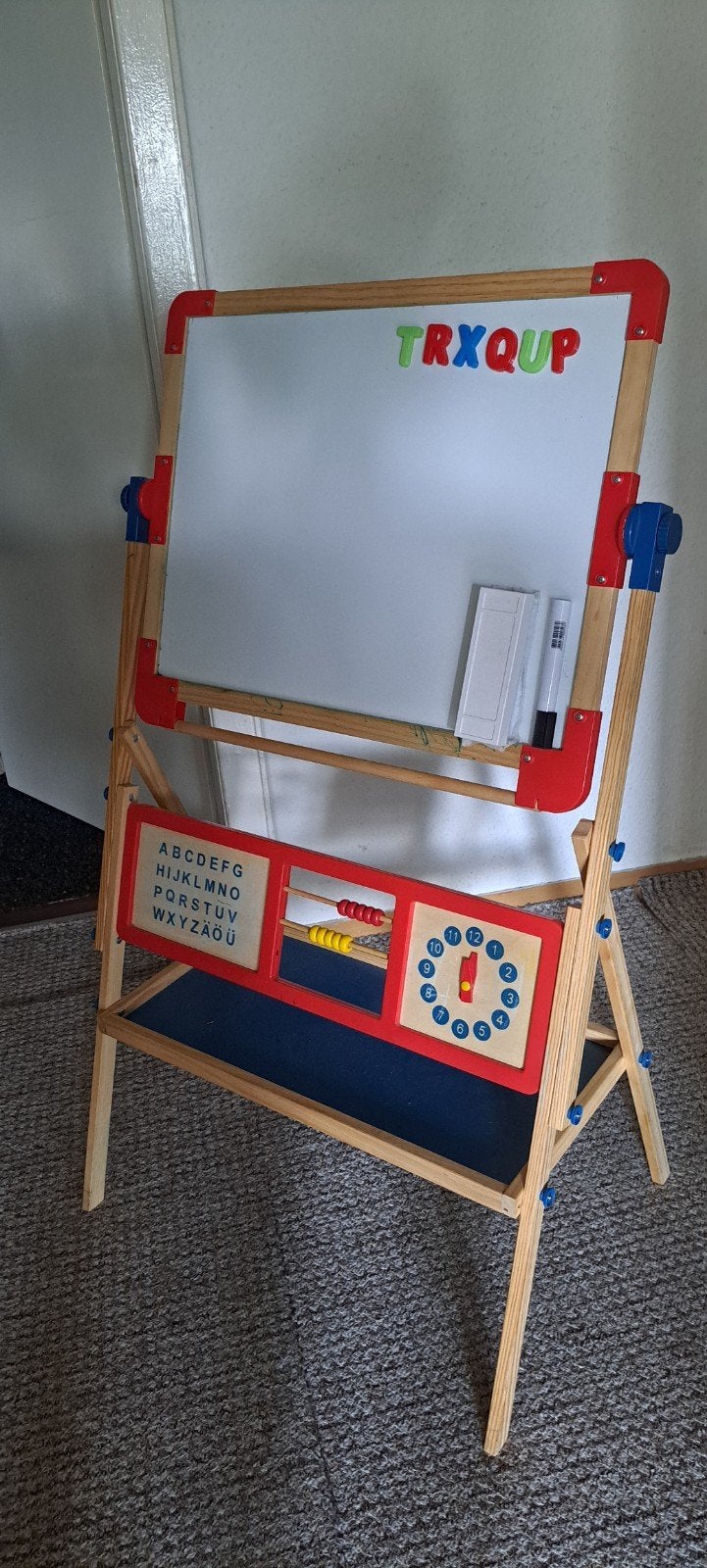 Mooie schoolbord met toebehoren, Ophalen, Mobiel, Gebruikt, Whiteboard