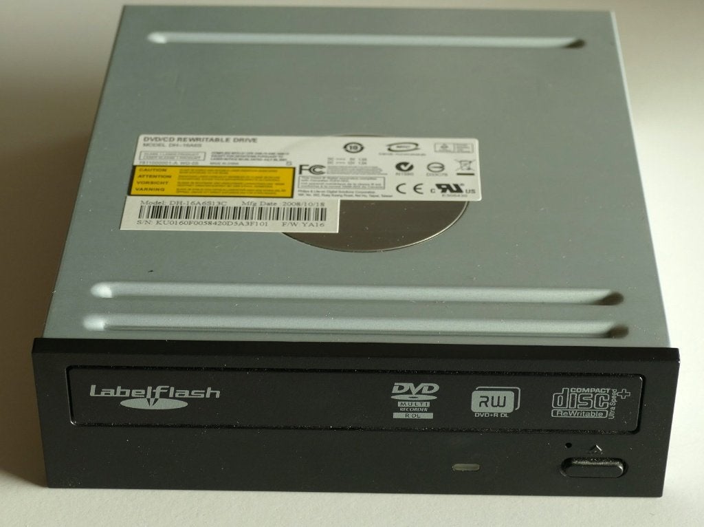 Lite-On| Interne DVD/CD Rewriter Brander DH-16A6S LabelFlash, Intern, Dvd, Ophalen of Verzenden, Zo goed als nieuw