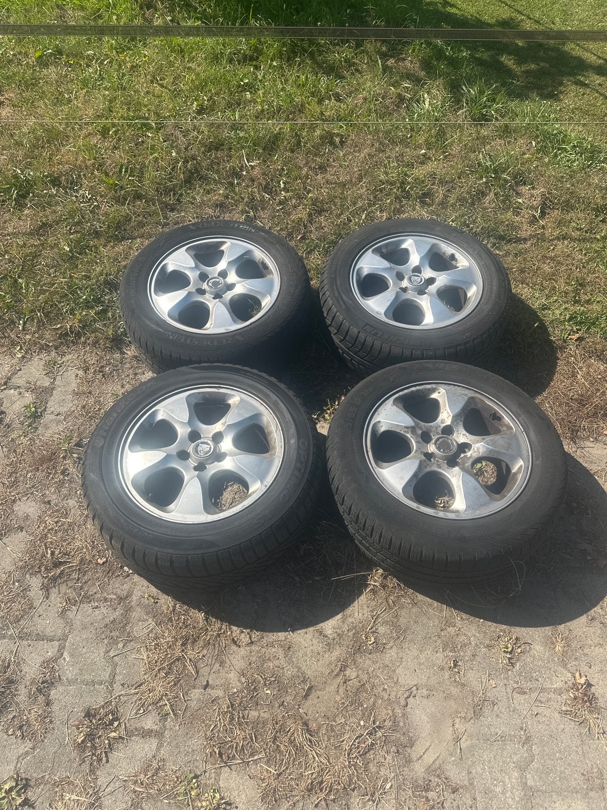Jaguar S-Type Velgen 5x108 met 225/55 R16 Winterbanden, Ophalen