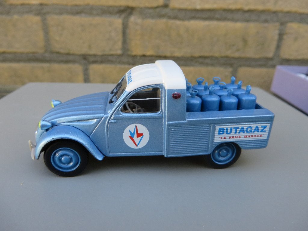 Norev Citroën 2CV AZU Pick-Up Butagaz, Ophalen of Verzenden, Zo goed als nieuw, Auto, Norev