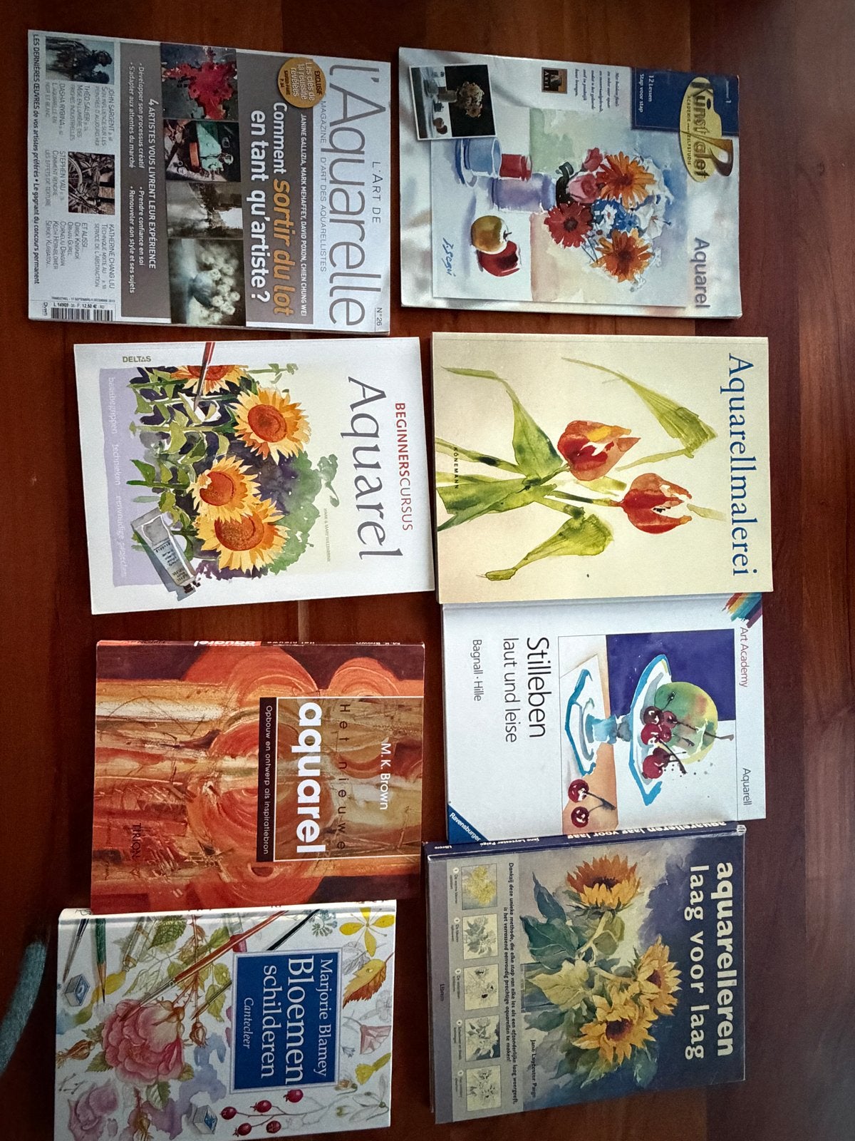 Diverse boeken over aquarel schilderen, Ophalen of Verzenden, Gebruikt, Overige typen