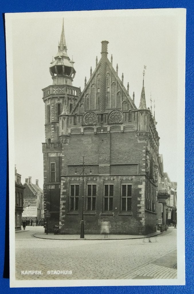 Kampen, Stadhuis. Klf, Verzenden, 1940 tot 1960, Ongelopen, Overijssel