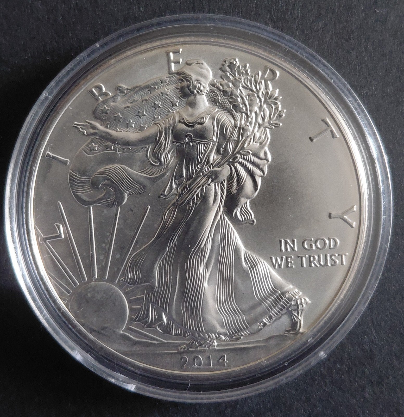 American Silver Eagle 2014 1 oz 999 zilver, Verzenden, Zilver