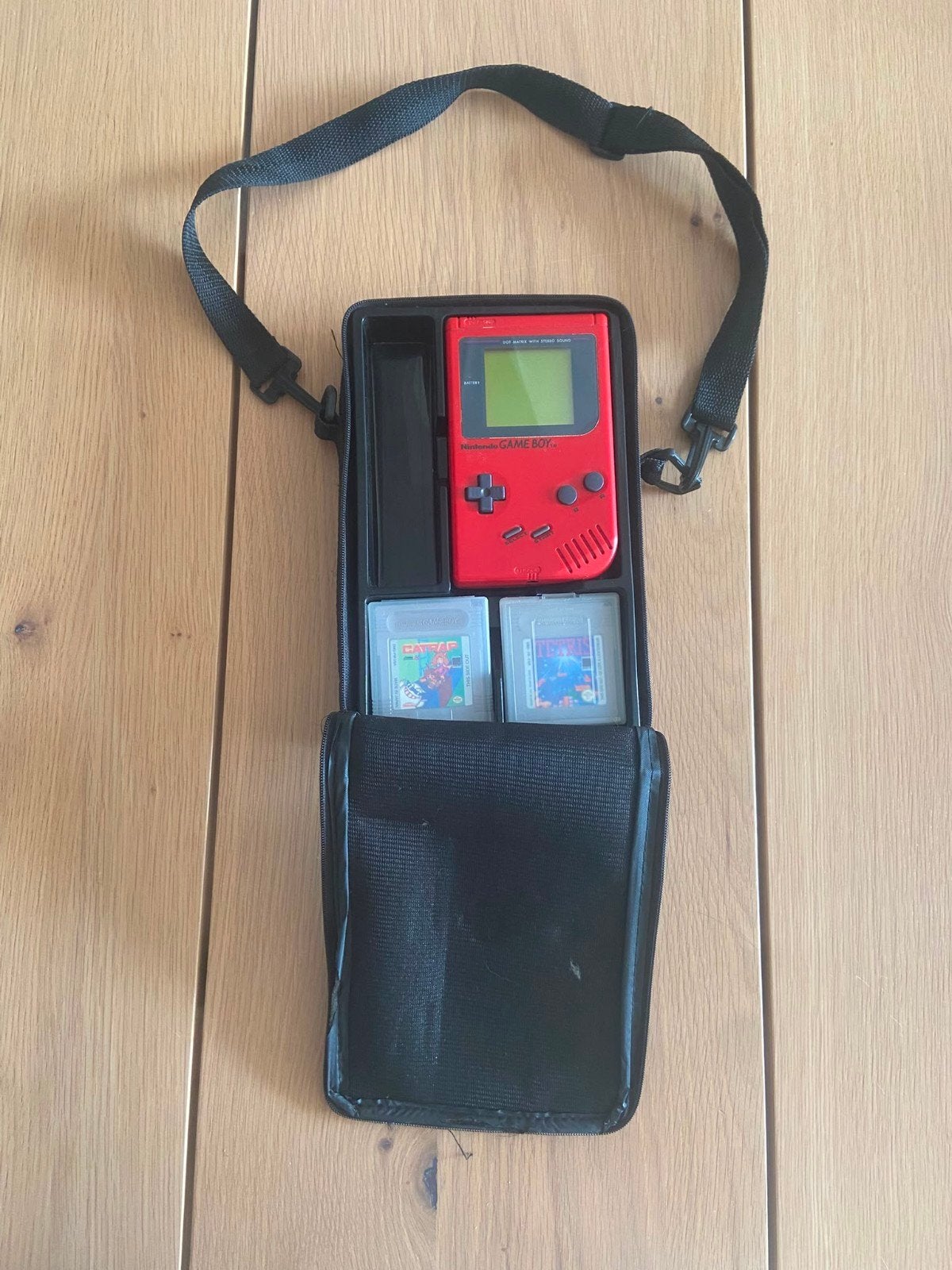 Nintendo Gameboy Classic rood, Ophalen of Verzenden, Gebruikt, Game Boy Classic, Met beschermhoes of tas