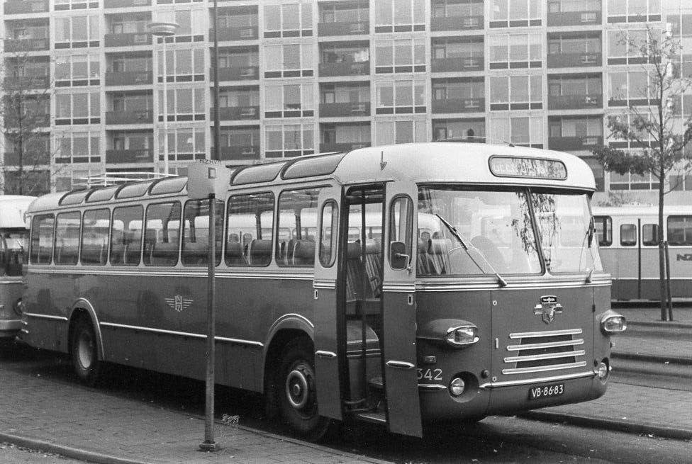 Leyland 7342 NZH Leiden 22-10-1968, Verzenden, 1960 tot 1980, Zuid-Holland