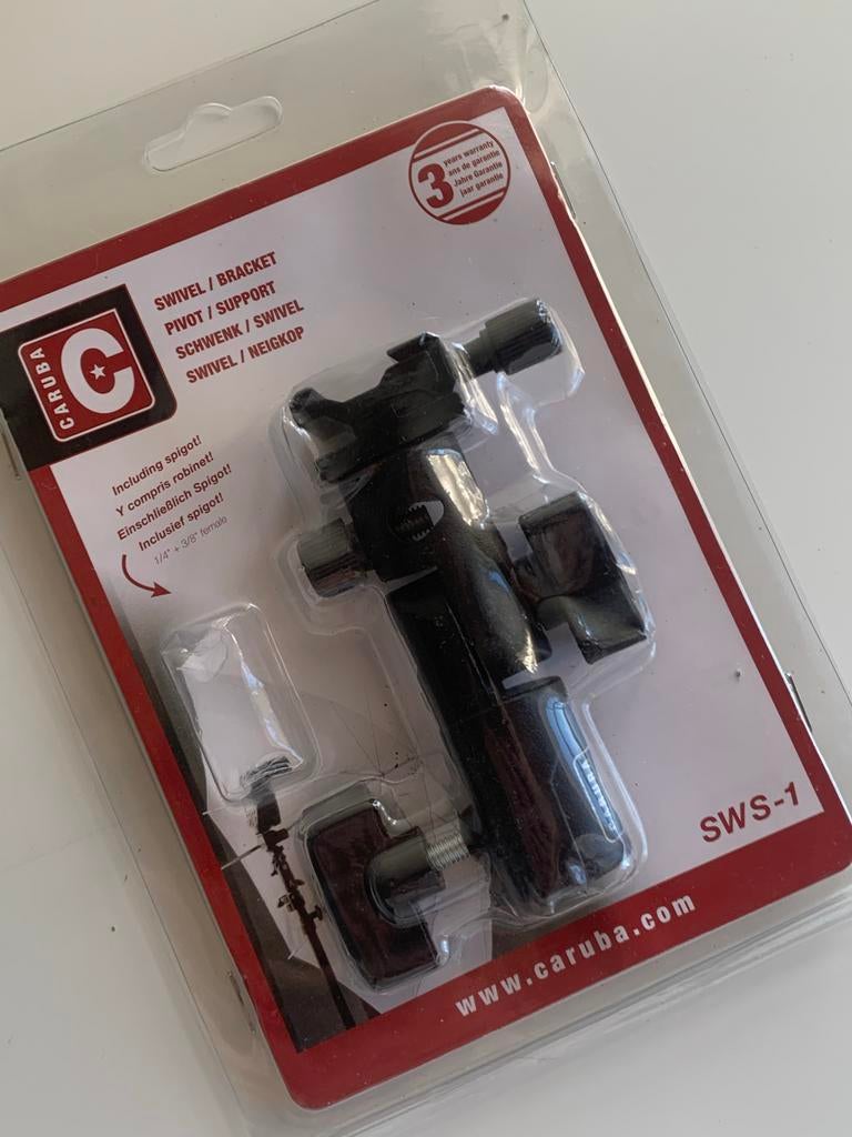 Caruba Umbrella Swivel + Hotshoe adapter + Spigot Nieuw, Ophalen of Verzenden, Nieuw