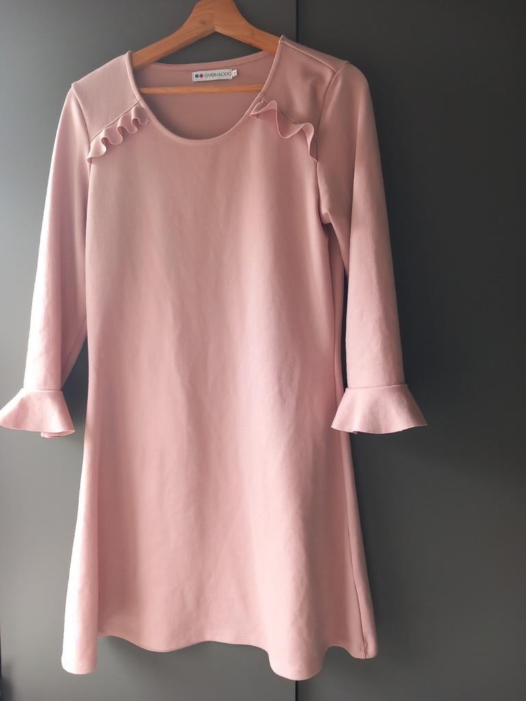 Jurk Even& odd., Verzenden, Maat 42/44 (L), Roze, Gedragen