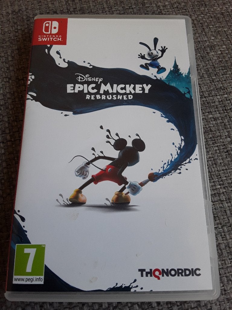 Nintendo Switch Game Disney Epic Mickey Rebrushed, Spelcomputers en Games, Avontuur en Actie, 1 speler, Ophalen of Verzenden, Zo goed als nieuw