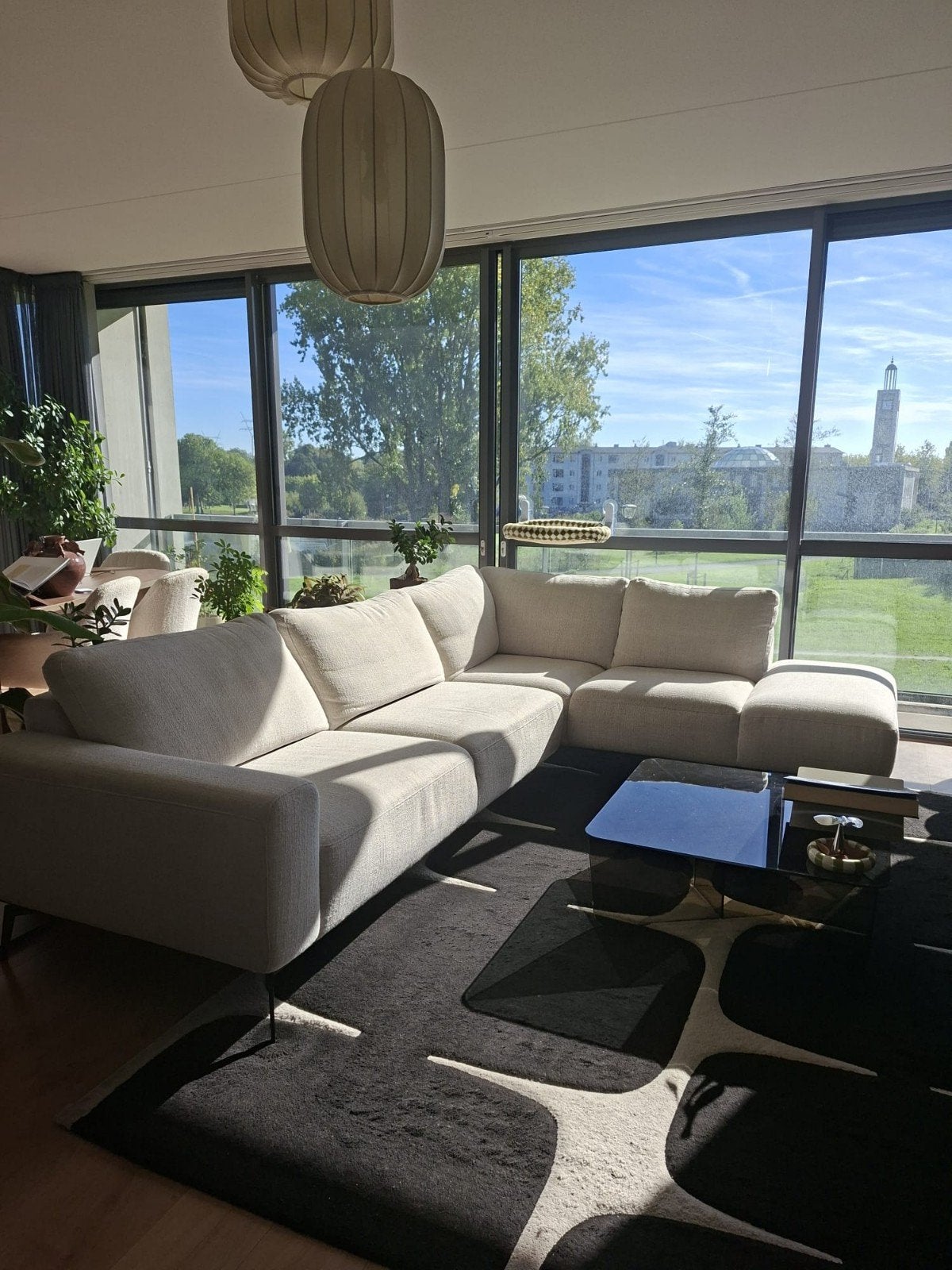 Trendhopper Freetown hoekbank met eiland | Oslo Natural |, Ophalen, Hoekbank, 300 cm of meer, Zo goed als nieuw
