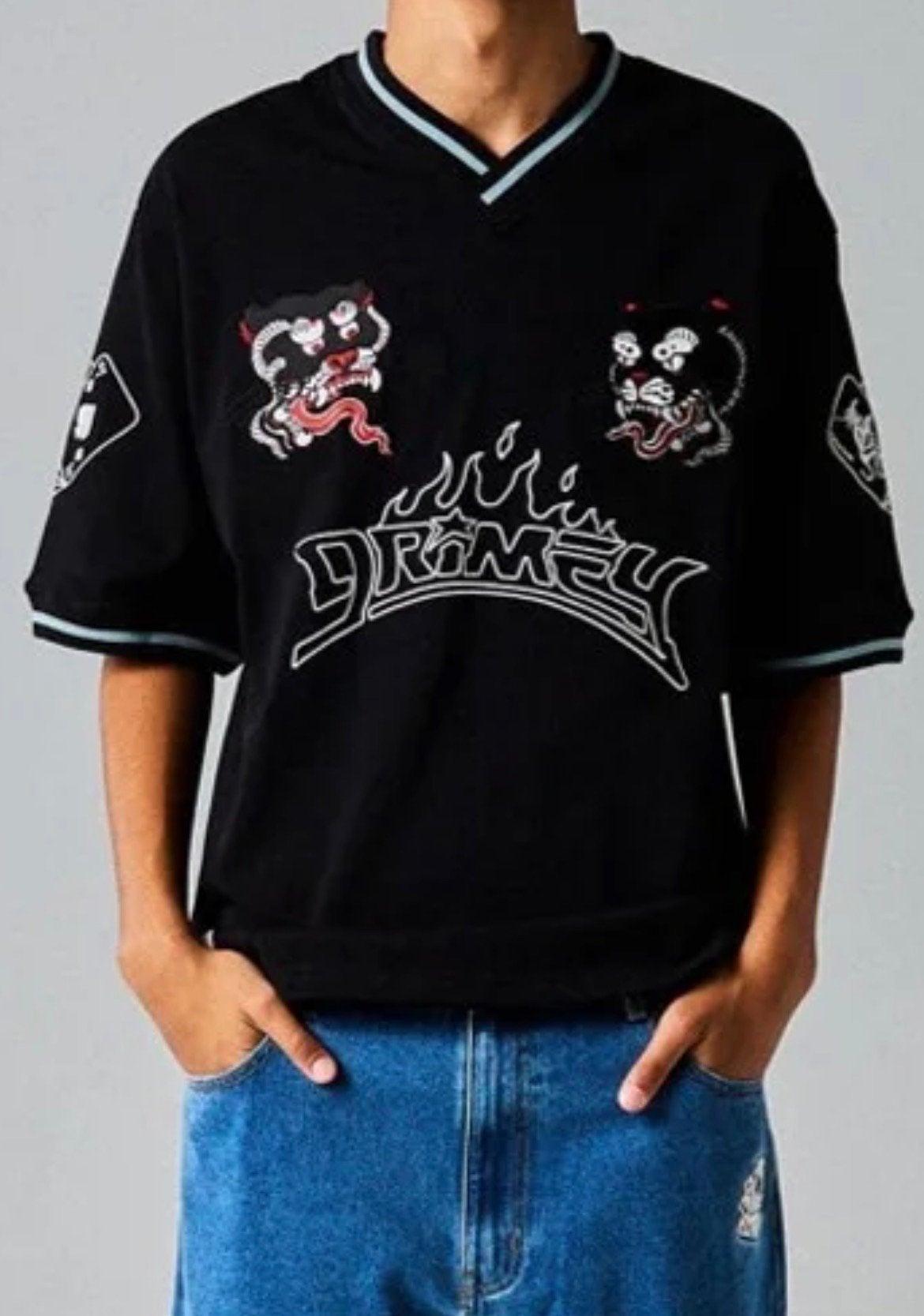 Grimey T-Shirt Nieuw, Ophalen of Verzenden, Zo goed als nieuw, Zwart