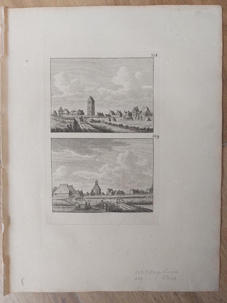 328-329 Surich - Zurich + Wons Friesland - unieke uitgave, Ophalen of Verzenden