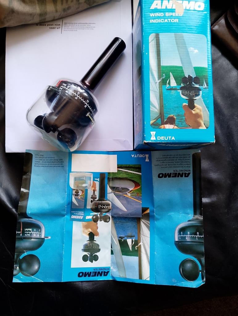 ANEMO Professionele Windmeter - Nieuwstaat, Watersport en Boten, Ophalen of Verzenden, Zo goed als nieuw, Overige typen