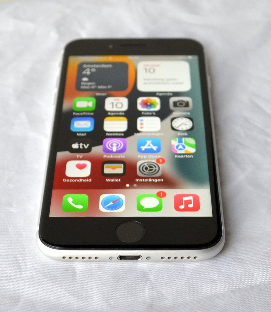iPhone SE 2020 256GB Wit: nieuwe batterij, garantie, 256 GB, Wit, Zo goed als nieuw, Zonder simlock