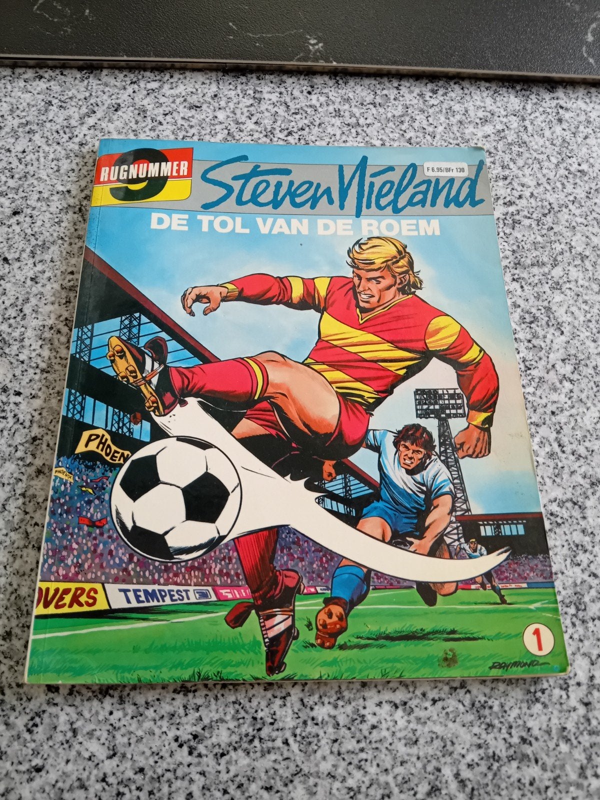 Steven Nieland , de tol van de roem, Eén stripboek, Ophalen, Gelezen, Ian Vosper en Barry Tomlinson