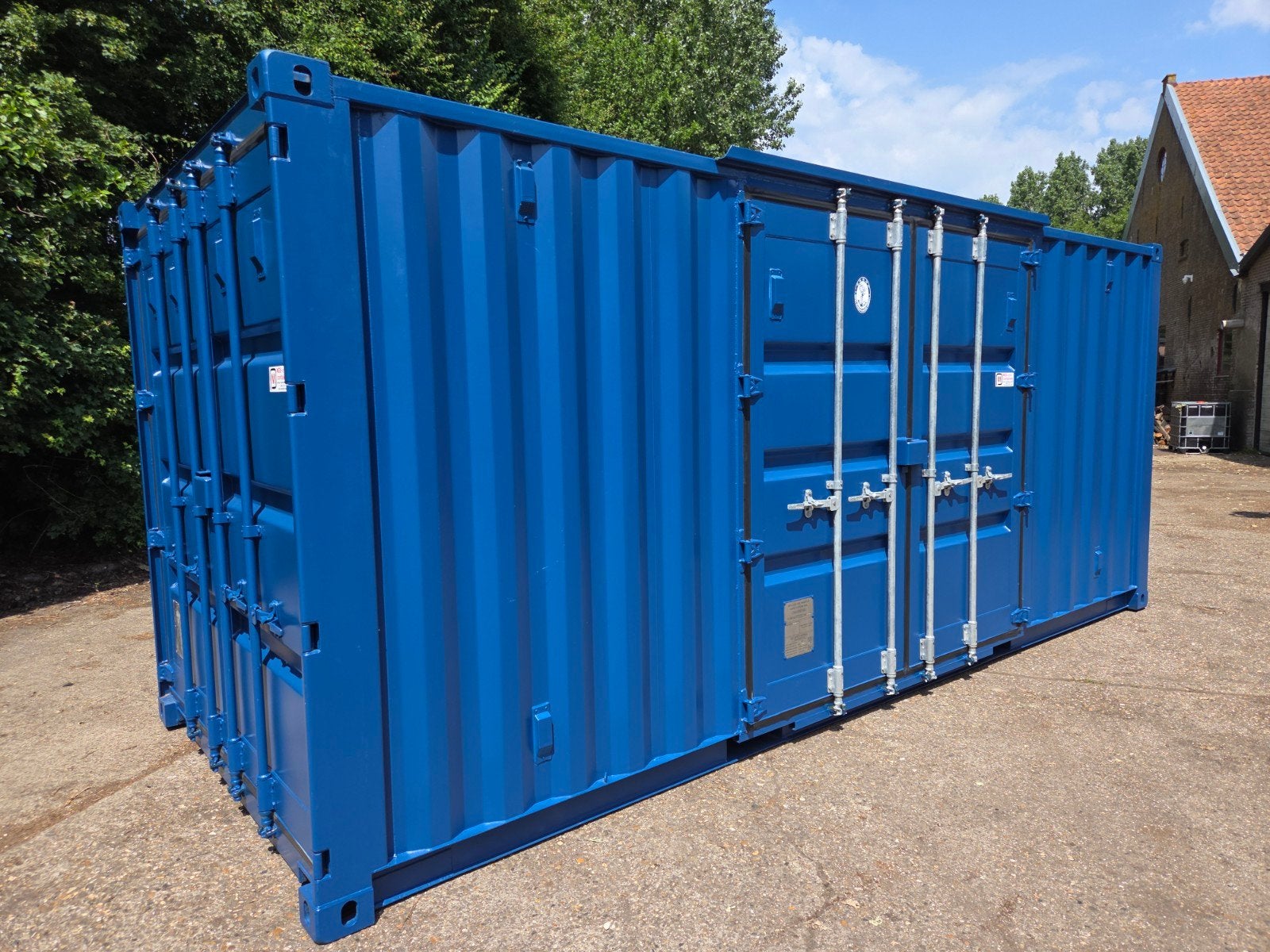 Nieuwe  20 ft zeecontainer extra zijdeuren, Ophalen of Verzenden
