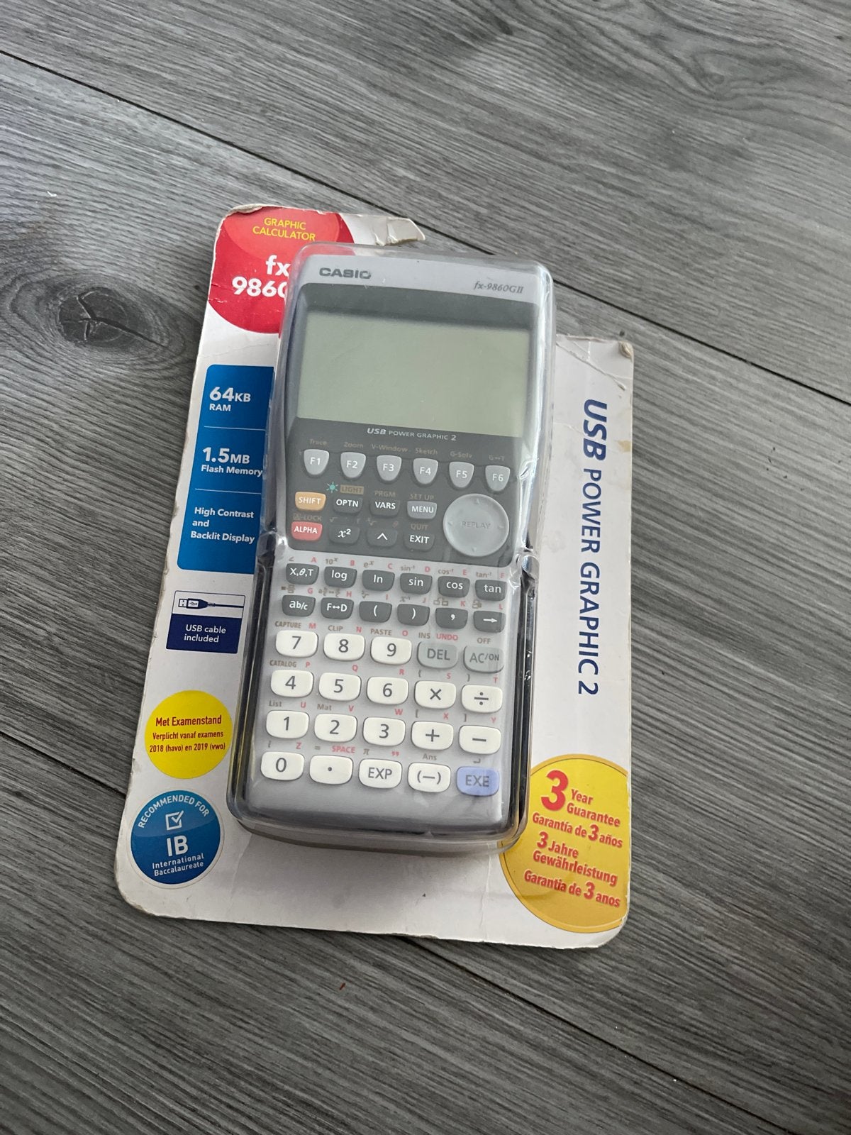 Casio FX-9860GII grafische rekenmachine, Ophalen of Verzenden, Grafische rekenmachine