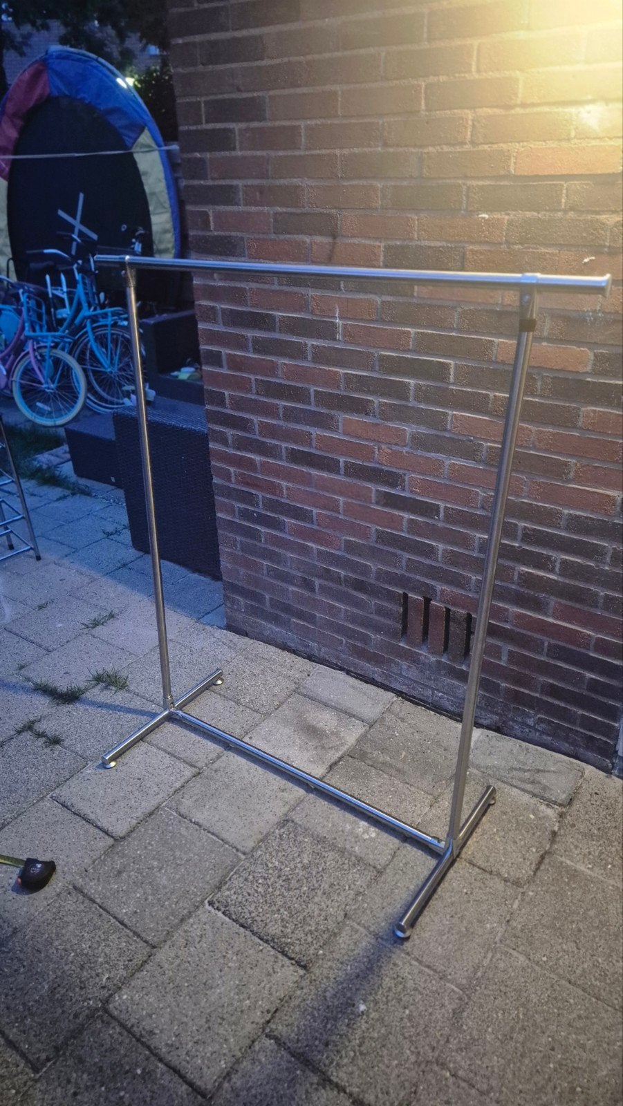 Kledingrek 125x235 cm (evt. met schoenenrek), Ophalen, Gebruikt