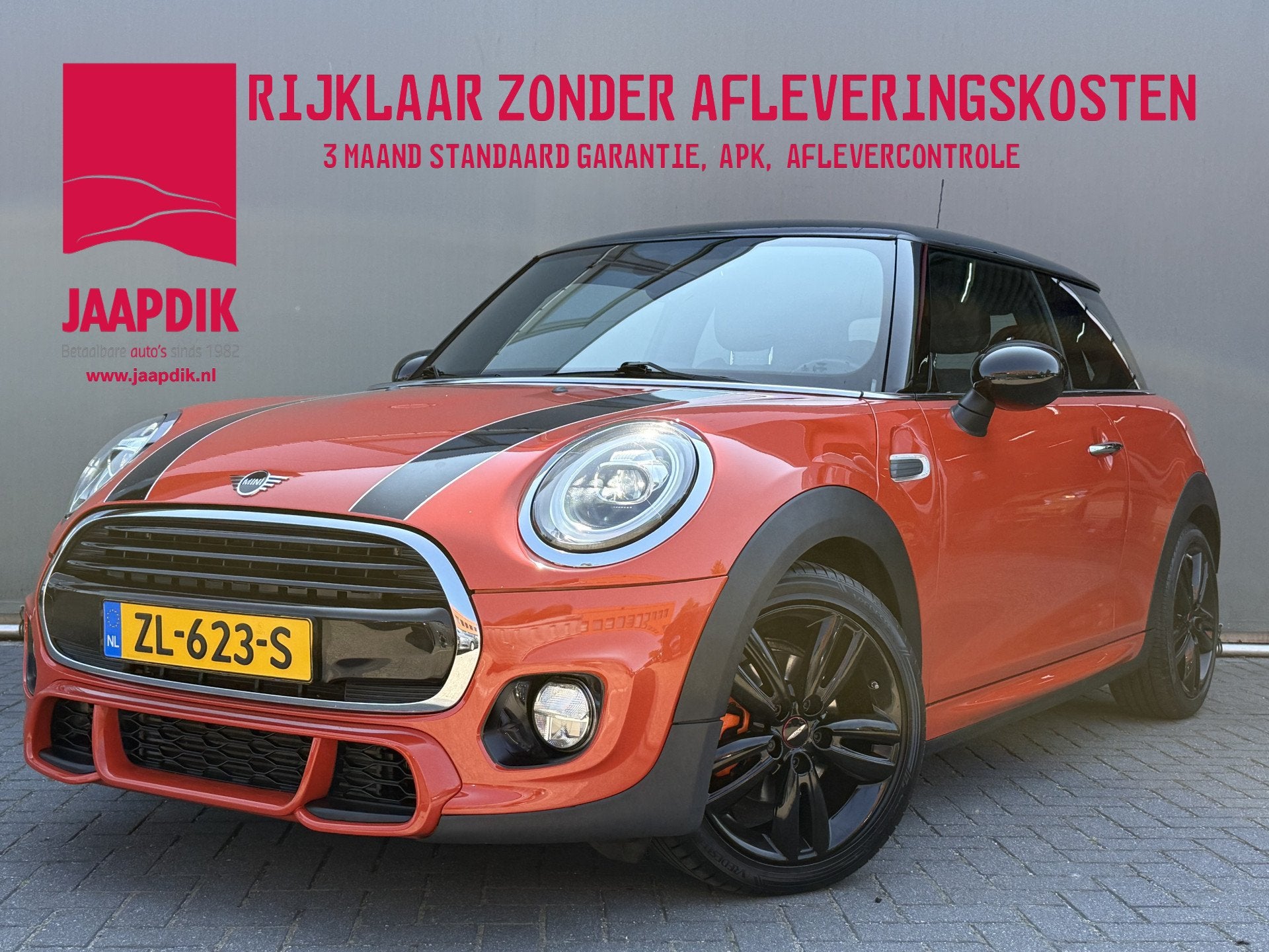 MINI 3-deurs BWJ 2019 1.5 Cooper Works Model 136 PK FULL LED, Voorwielaandrijving, 136 pk, Gebruikt, Overige kleuren