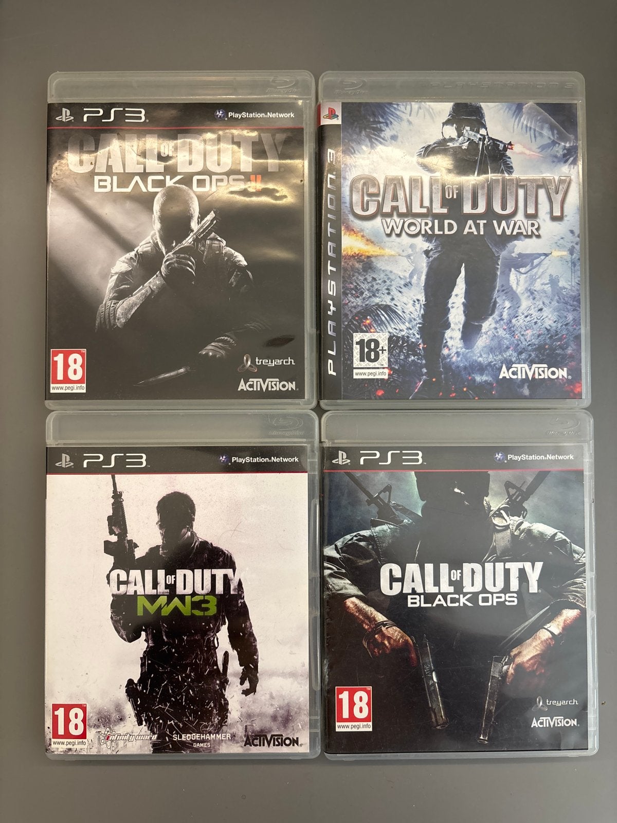 Call of Duty PS3 games - Black Ops, Black Ops II, MW3, World, Online, Gebruikt, Vanaf 18 jaar, Shooter