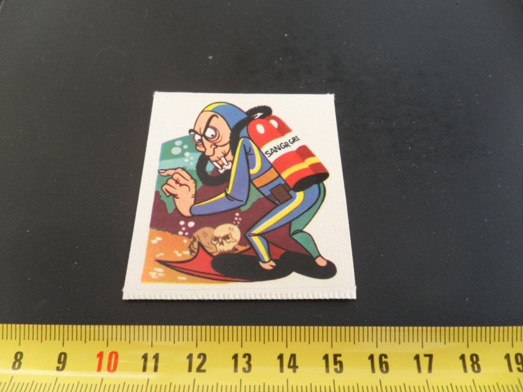 sticker dunkin hippy monsters #15 dracula duiker bloed, Ophalen of Verzenden, Zo goed als nieuw