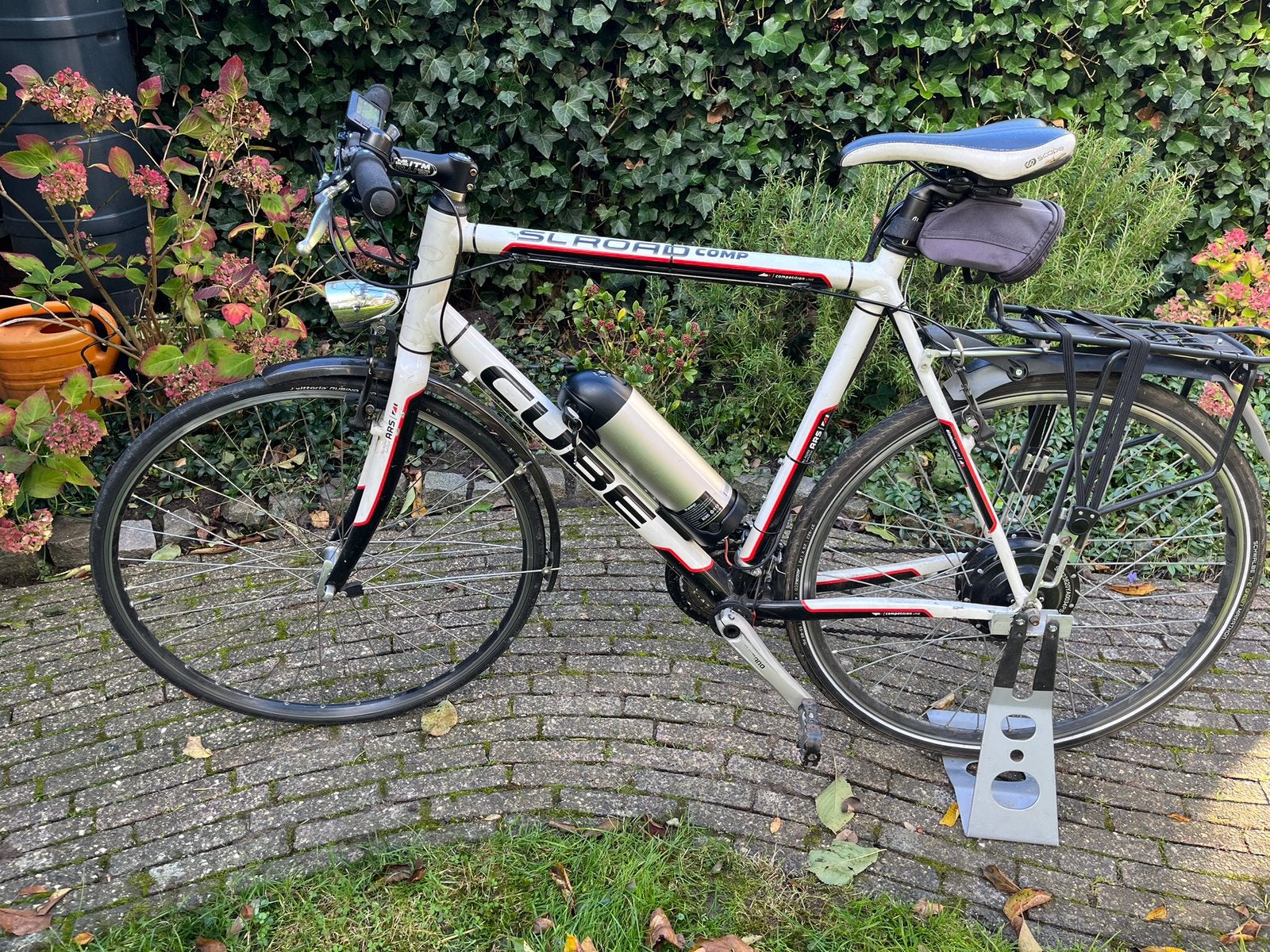 Sportfiets CUBE SL ROAD comp met achterwiel motor., 28 inch, Gebruikt, 10 tot 15 versnellingen, Velgrem