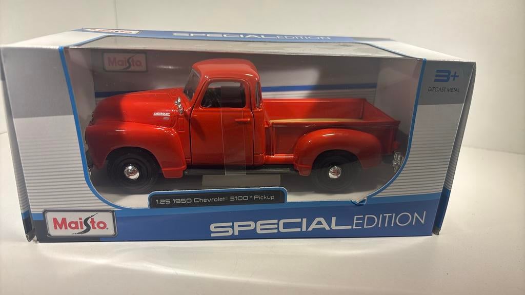 Chevrolet 3100 pickup 1950 1.25, Overige merken, Ophalen of Verzenden, A, A