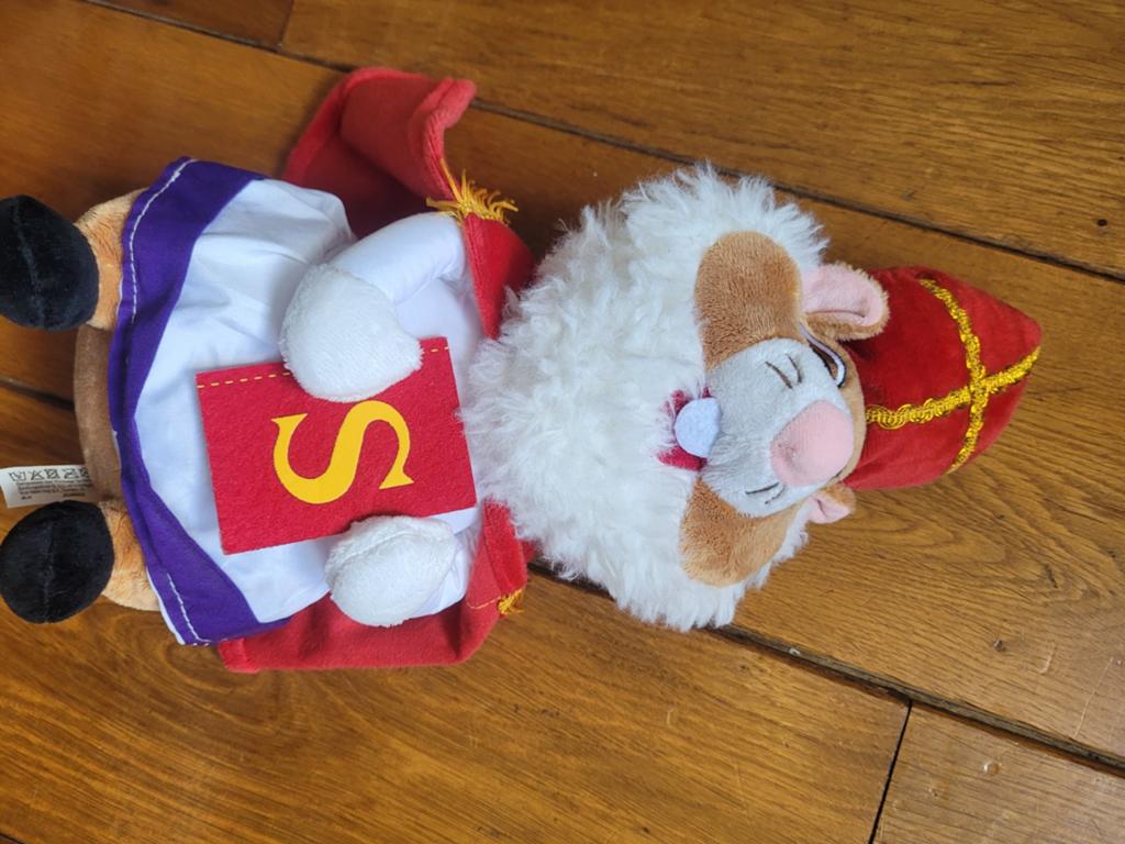 Sinterklaas AH Hamster Knuffel, Ophalen, Albert Heijn, Hamster, Zo goed als nieuw