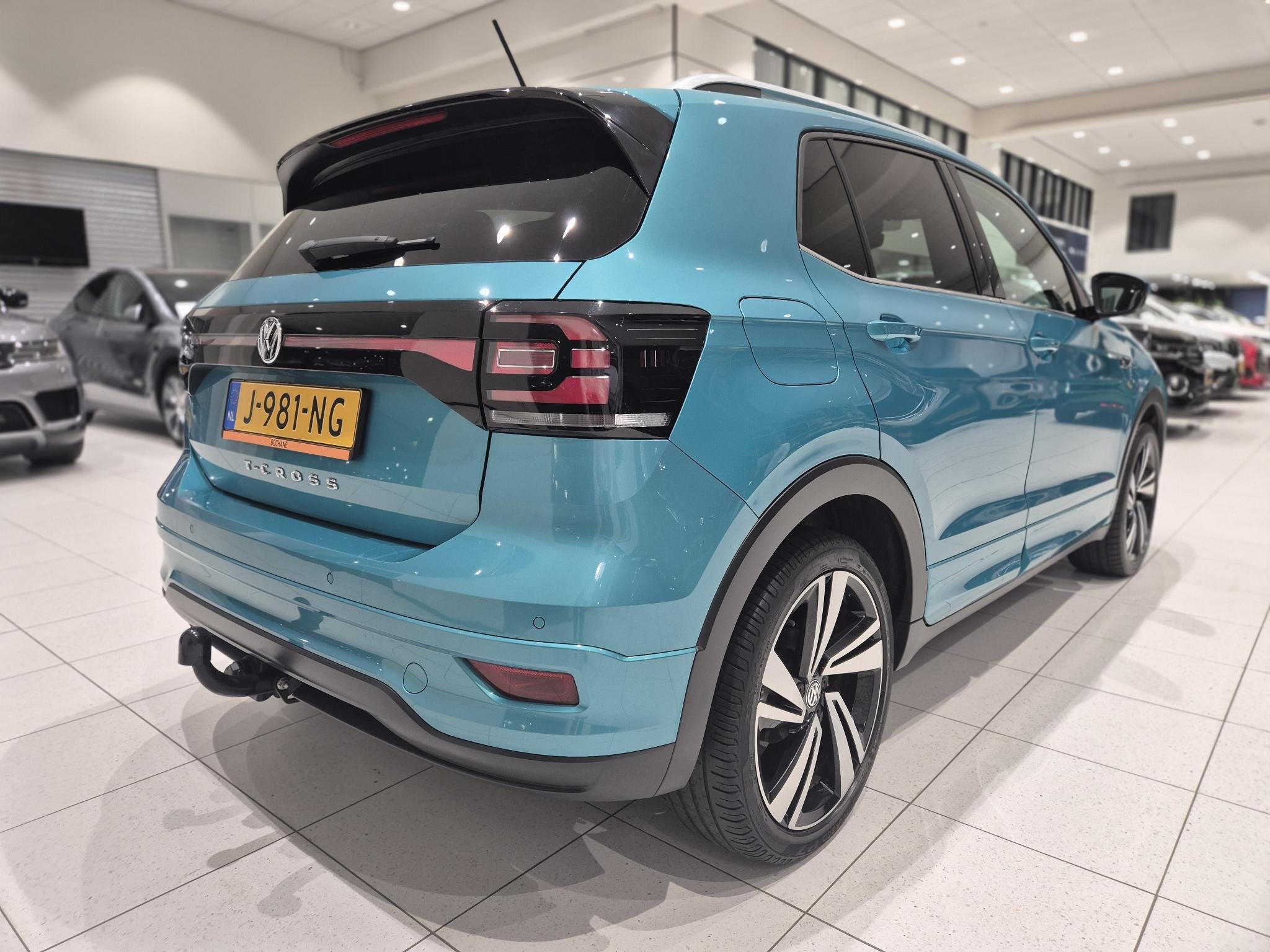 Volkswagen T-Cross 1.0 TSI R-Line Style | Trekhaak | Navigat, Auto's, Adaptive Cruise Control, Gebruikt, Euro 6, 116 pk