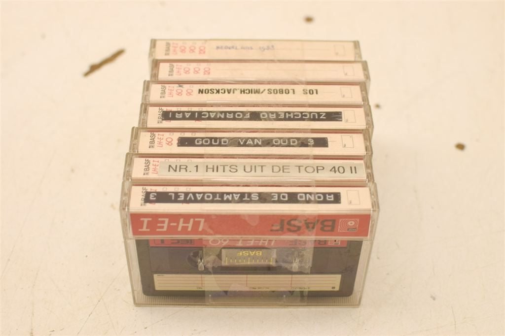 7 stuks Basf cassettebandjes 46578, Ophalen of Verzenden, Gebruikt, Overige genres, 1 bandje