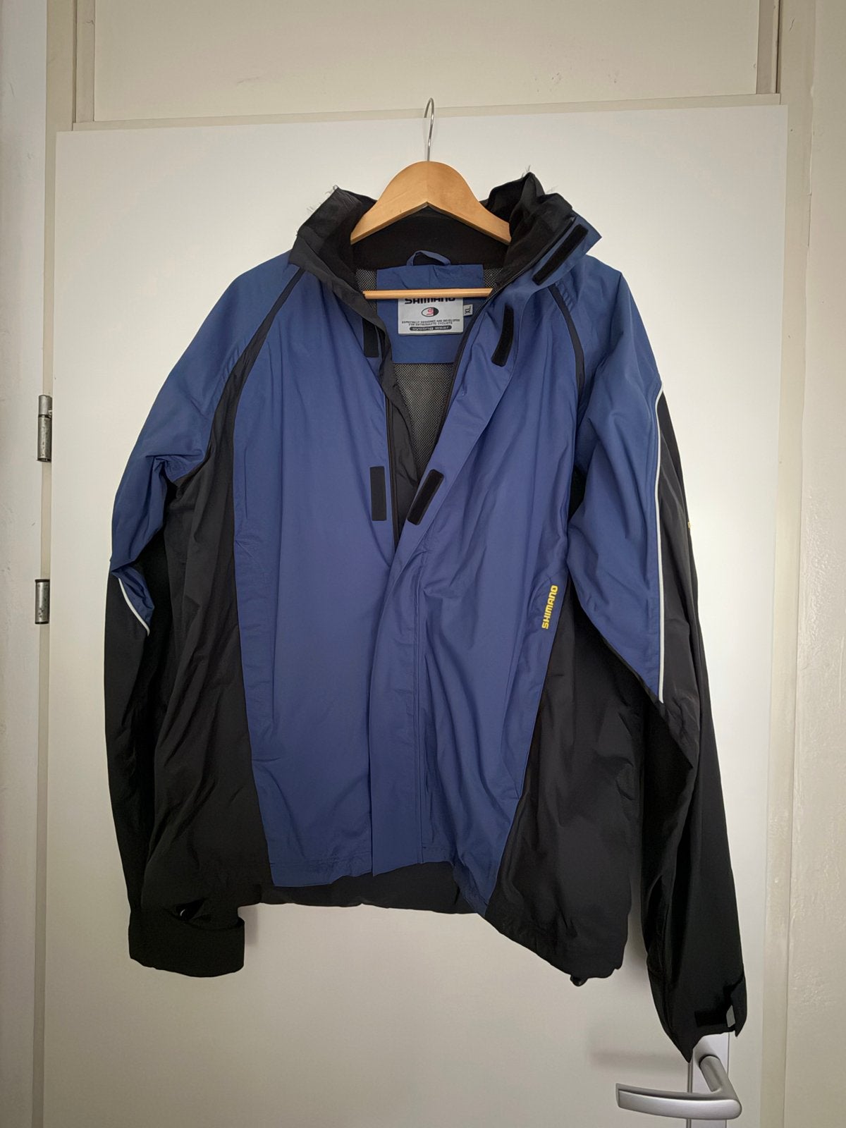 Shimano fietsjack - Maat XL - Blauw/Zwart, Ophalen of Verzenden, Zo goed als nieuw, Maat 56/58 (XL), Blauw