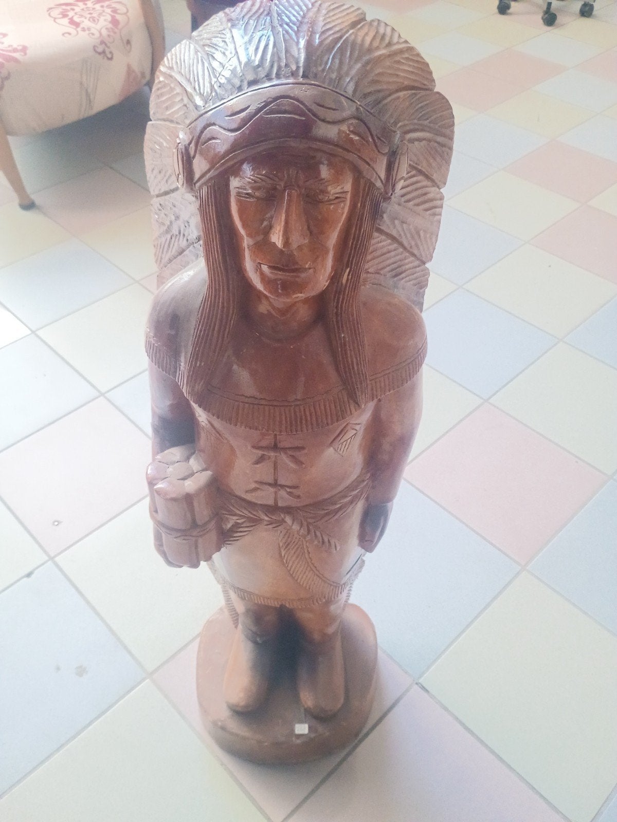 hand bewerkt Indiana €220, Antiek en Kunst, Ophalen