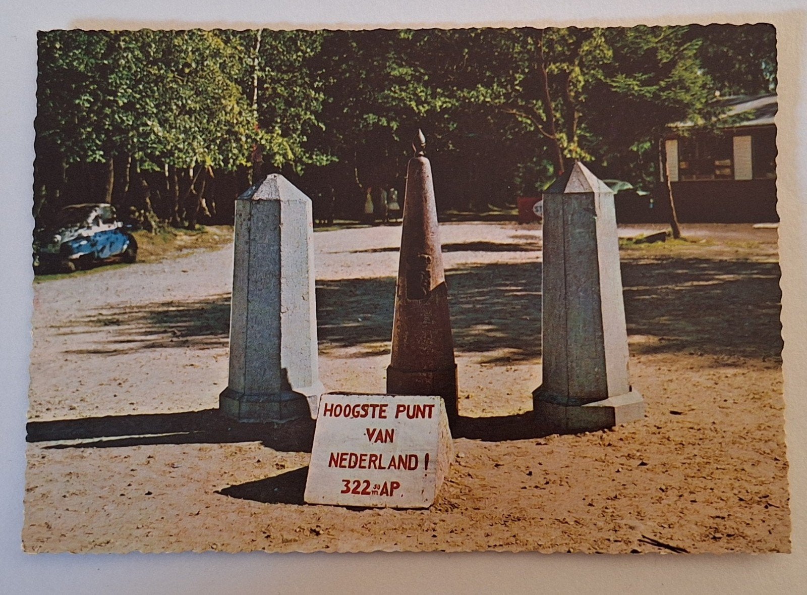 Oude Ansichtkaart Drielandenpunt Vaals (1970), Ophalen of Verzenden, 1960 tot 1980, Gelopen, Limburg