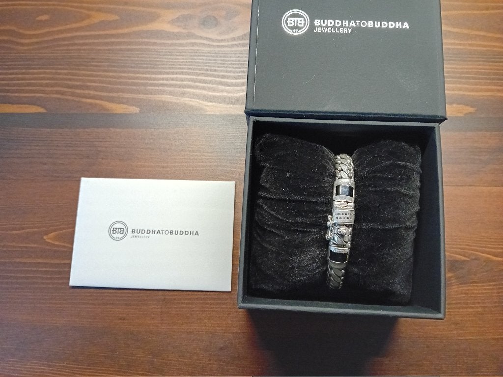 Buddha To Buddha Ben XS Onyx, Ophalen of Verzenden, Zo goed als nieuw, Met edelsteen, Zilver