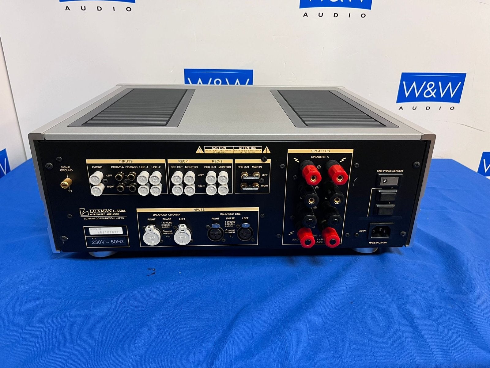 Luxman L-550AX Pure Class A Geïntegreerde Versterker, Overige merken, ., Ophalen of Verzenden, Zo goed als nieuw