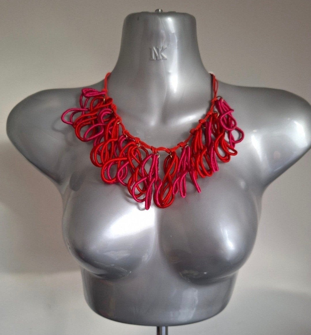 Manouk - koordketting met freubels. 3=2 actie, Met hanger, Overige materialen, Verzenden, Nieuw