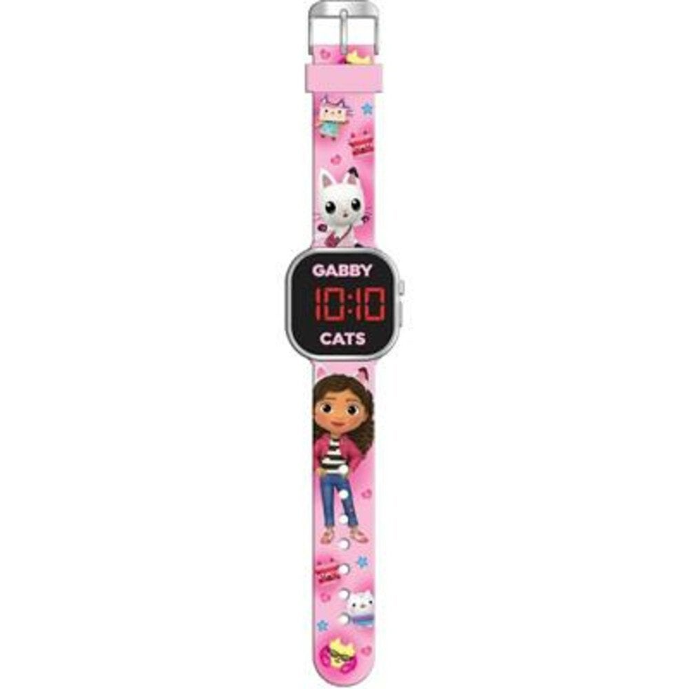 Gabby's Poppenhuis Led Horloge - Digitaal, Nieuw, Nvt, Roze, Verstelbaar