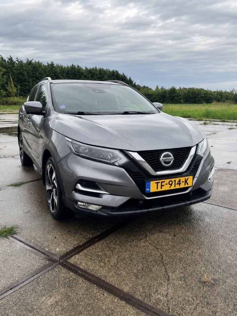 Nissan Qashqai 1.2 Tekna PLUS 85KW CVT 2018 Grijs 360camera, 4 cilinders, Leder, 115 pk, Particulier