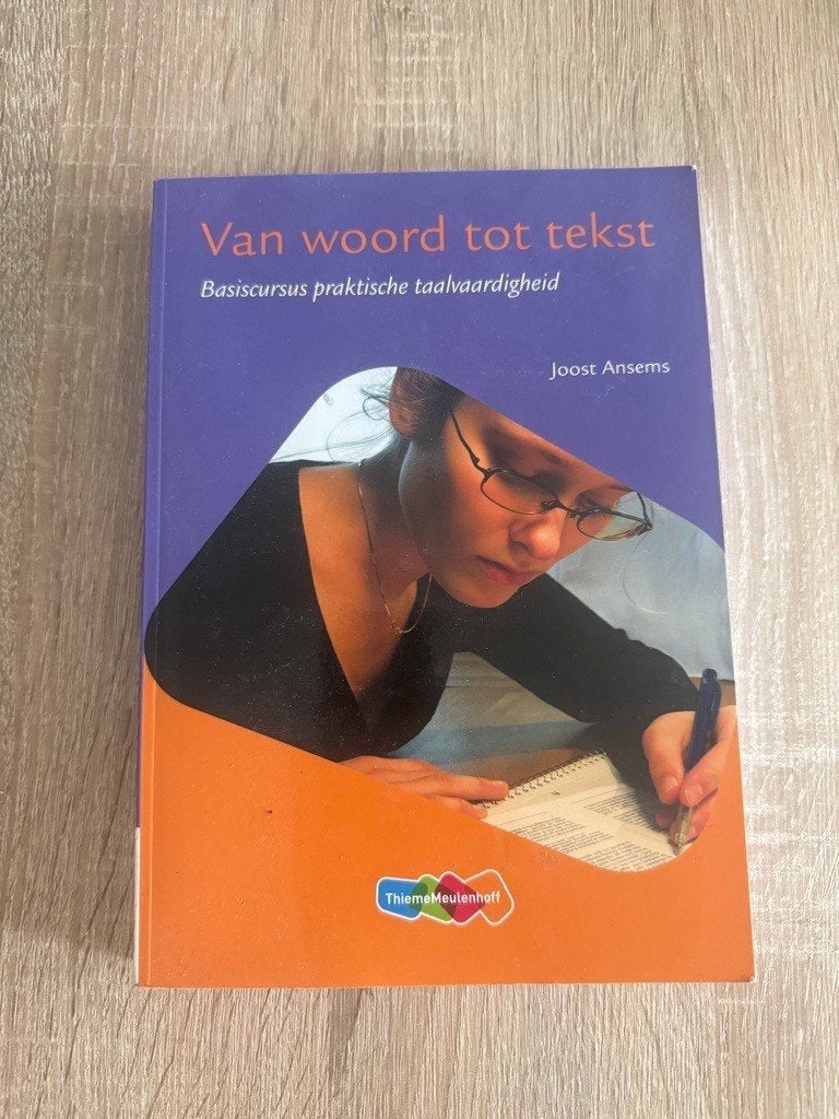 Van woord tot tekst - Ansems, Ophalen of Verzenden, Nieuw, Overige niveaus, ThiemeMeulenhoff
