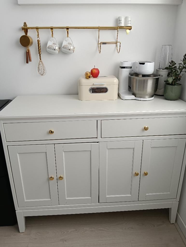 Ikea idanas wit | buffetkast | dressoir, Huis en Inrichting, Kasten | Dressoirs, Gebruikt, 100 tot 150 cm, 50 tot 75 cm, Met lade(s)
