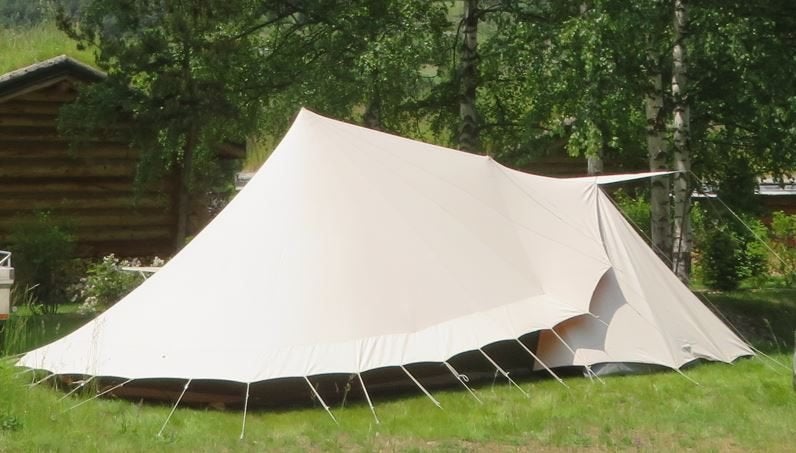 De Waard tent Sormvogel, Caravans en Kamperen, Ophalen, Gebruikt, Tot en met 3