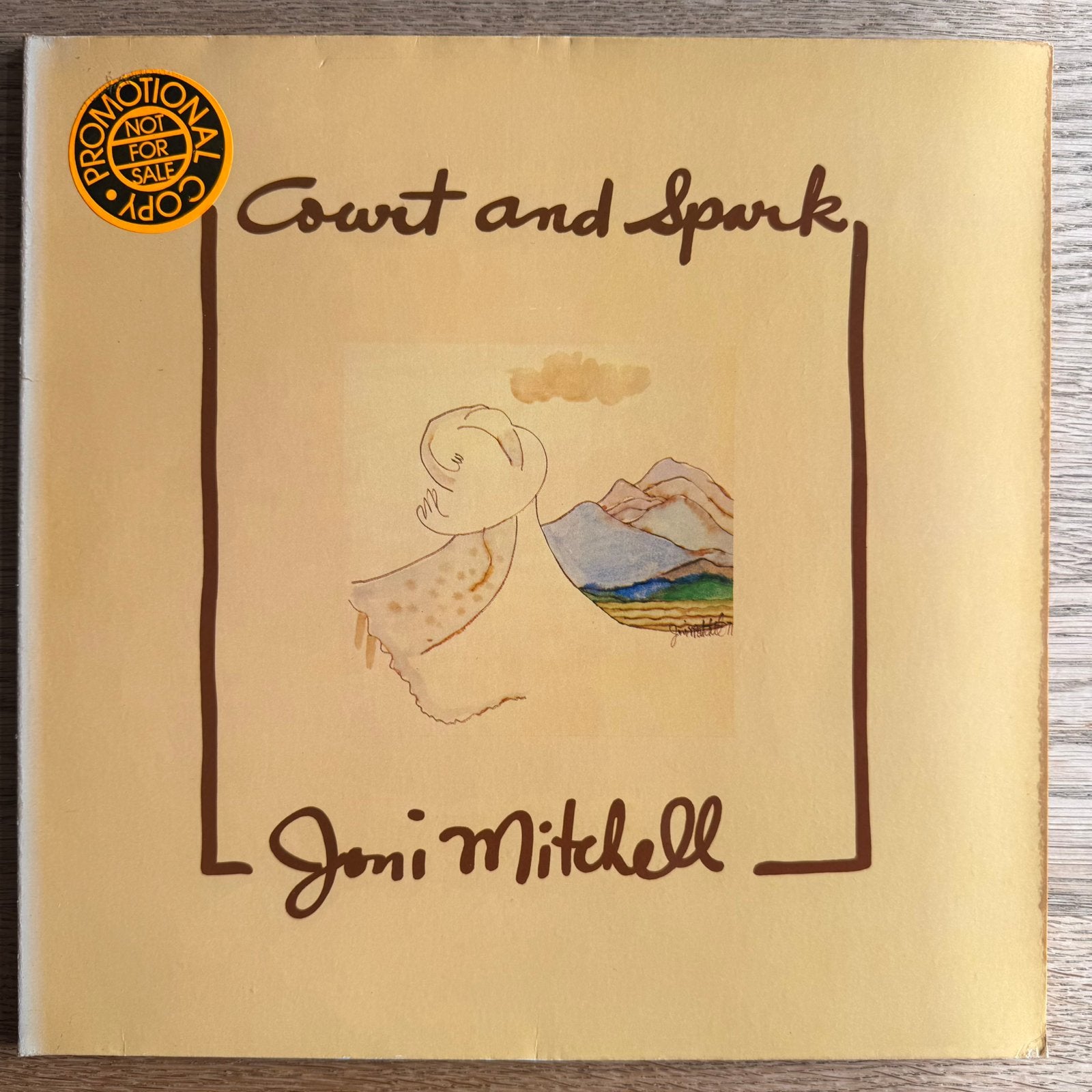 Joni Mitchell Court And Spark LP Vinyl 1974 Germany Pop Rock, Ophalen of Verzenden, Zo goed als nieuw, 12 inch, Poprock