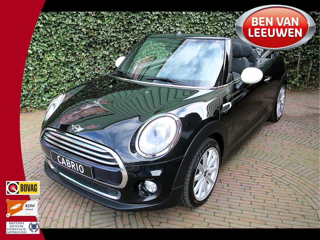 MINI Cabrio 1.5 Cooper Chili F57 met Keyless, LED, Navi, BT, Auto's, Mini, 12 maanden, 136 pk, Gebruikt, 4 stoelen