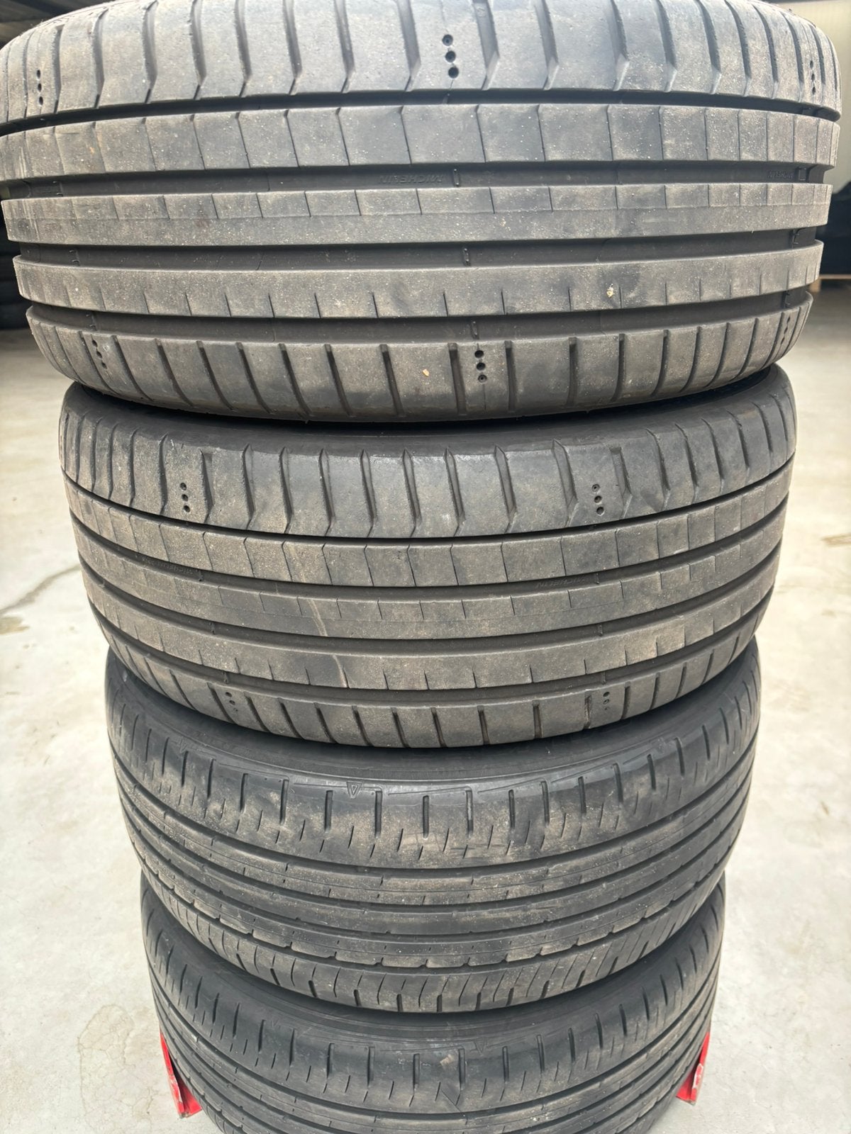 Set van 4 banden, Ophalen, 18 inch, Gebruikt, Band(en)