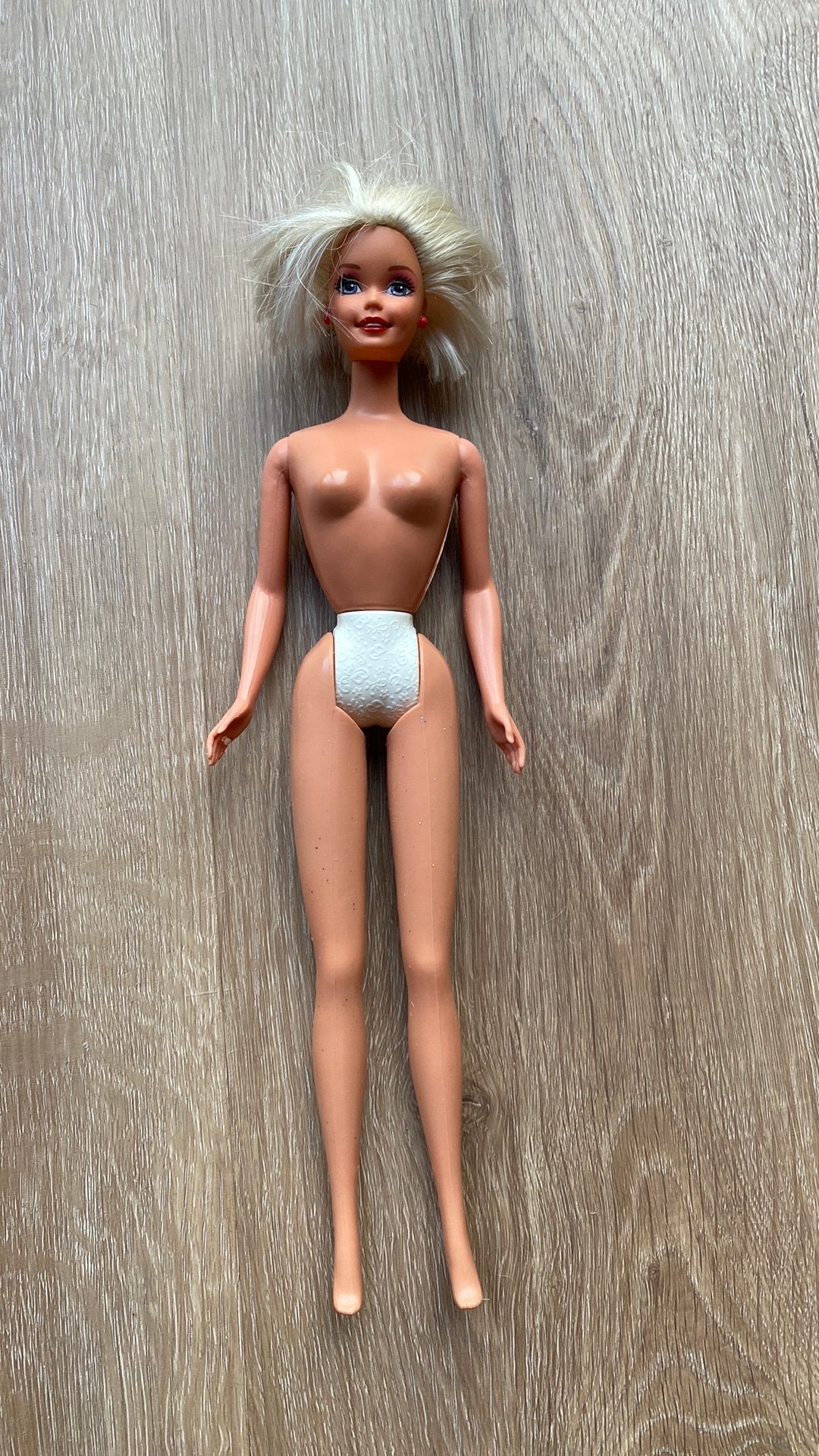 Vintage Barbie pop Mattel met kort haar uit 1966, Ophalen of Verzenden, Gebruikt, Barbie
