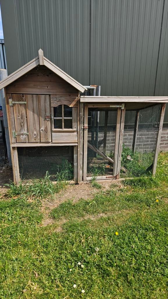 Konijn kippenhok dierenverblijf, Ophalen