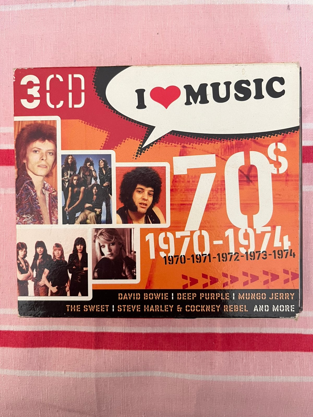 I love music 70’s 1970-1974 (3 cds ), Ophalen of Verzenden, Zo goed als nieuw, Pop