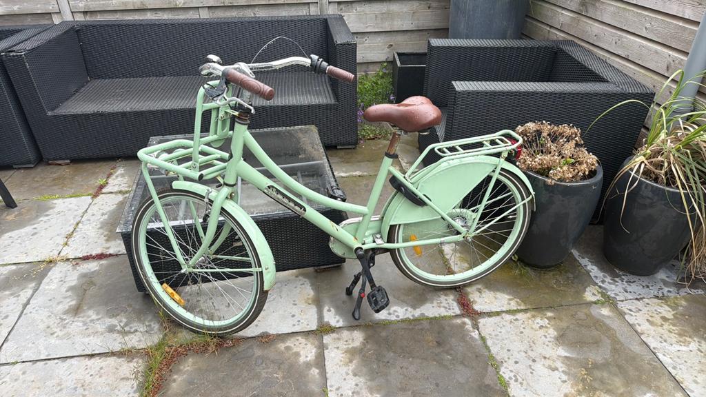 Popal meisjesfiets daily dutch, Ophalen, Gebruikt, Terugtraprem, 20 inch of meer