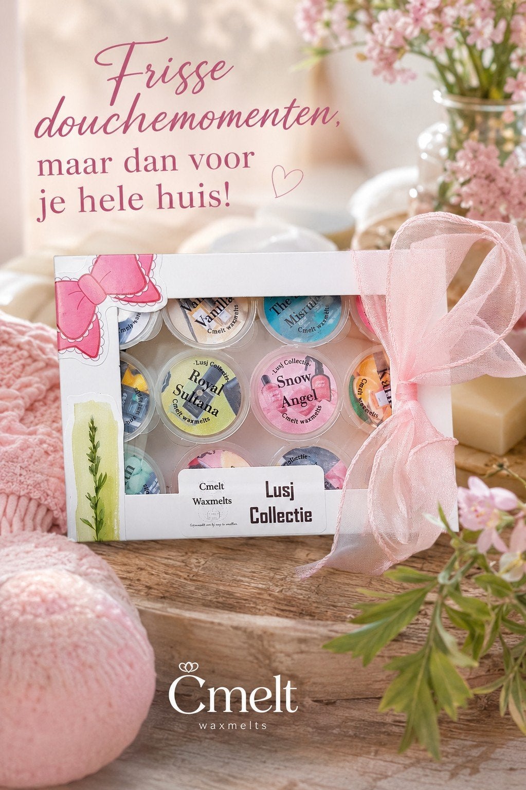 Cmelt Waxmelts Lusj Collectie - Frisse Geuren voor Thuis, Huis en Inrichting, Woonaccessoires | Overige, Nieuw, Overige materialen
