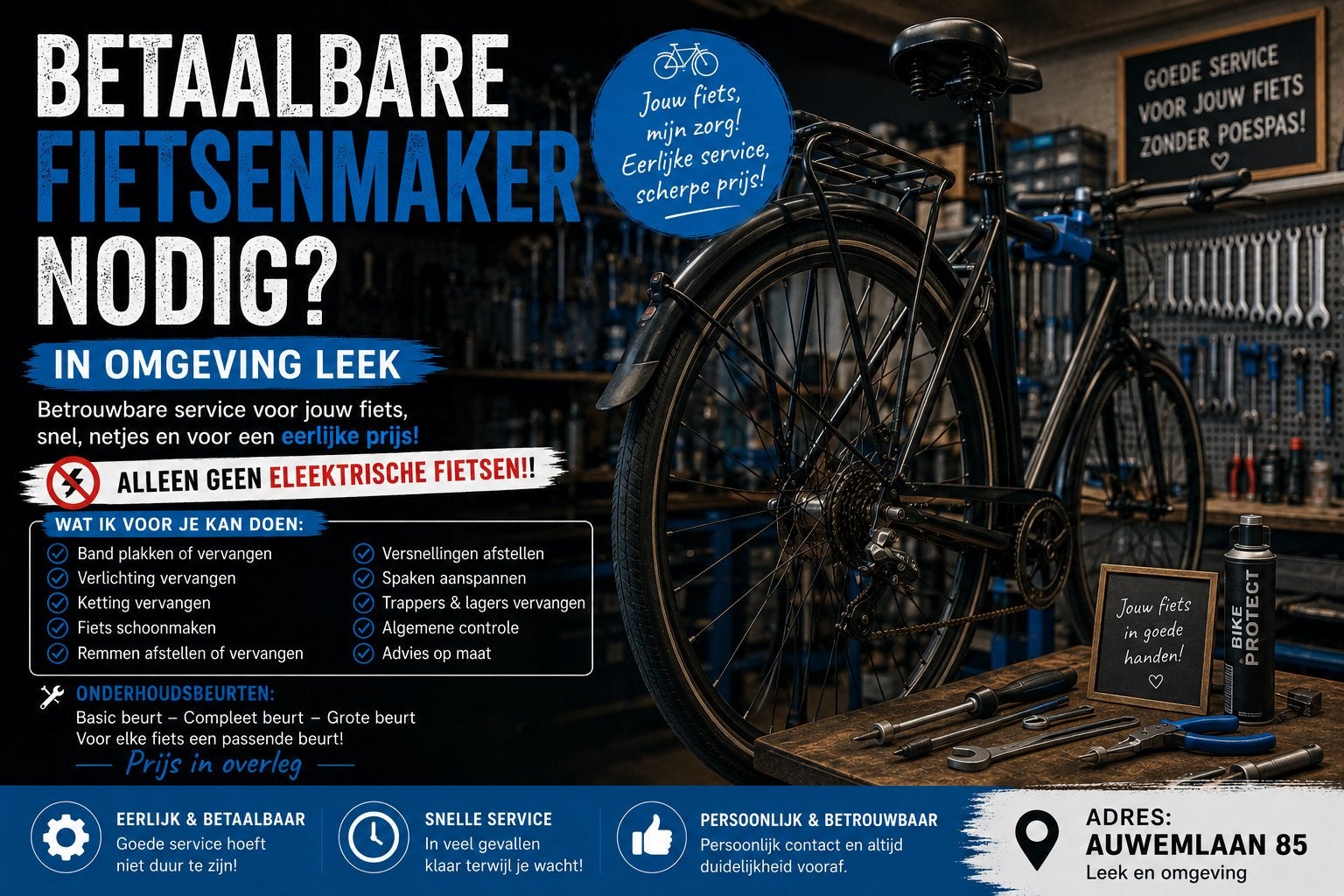 Beginnende betaalbare fietsenmaker, Minder dan 45 cm, Ophalen, Overige merken
